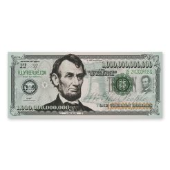 USA Lincoln Trillion Dollar Bill (100pk)