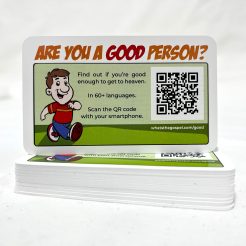 Multilingual Comic QR Cards - 50pk