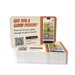 Multilingual Comic QR Cards - 50pk