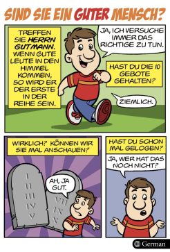 Comic - Are You A Good Person? (German) (20pk)